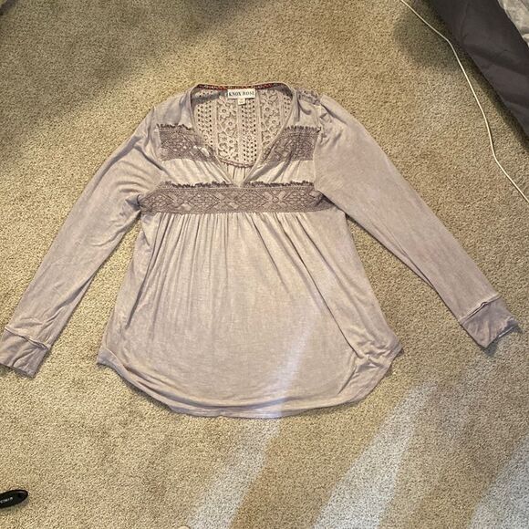 Knox Rose Tops - Knox Rose Blouse Size Medium Light Purple